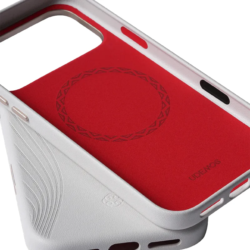 Capa Apokin UDEMOS Freedom para Apple iPhone 18 Pro Magnética com MagSafe Branco - Imagem 4