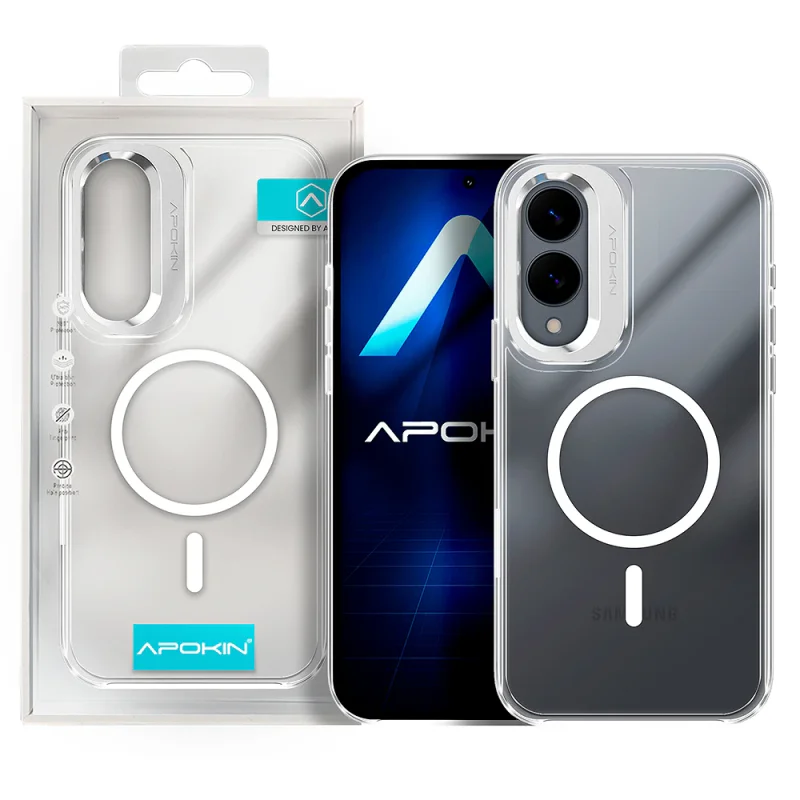 Capa Apokin para Samsung Galaxy S25 Edge Acrílica com MagSafe