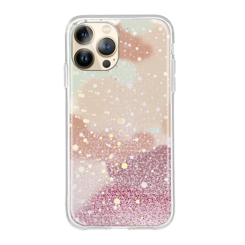 Capa Apokin para iPhone 12 e 12 Pro Gel Glitter 3D com Proteção de Câmara Vermelho - Imagem 5