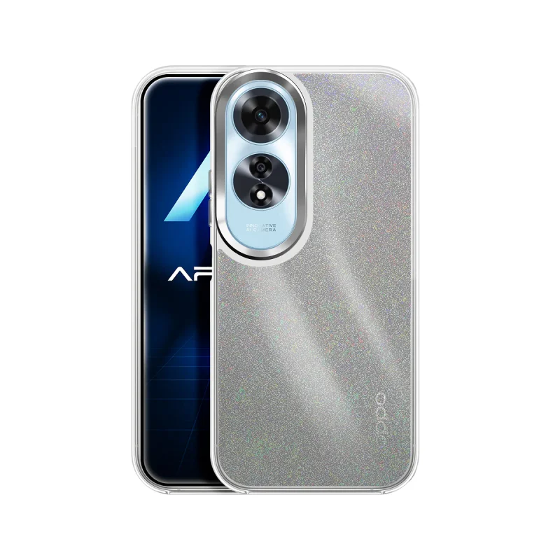 Capa Acrílica Apokin com Purpurina para Oppo A60 Variedade de cores - Imagem 6