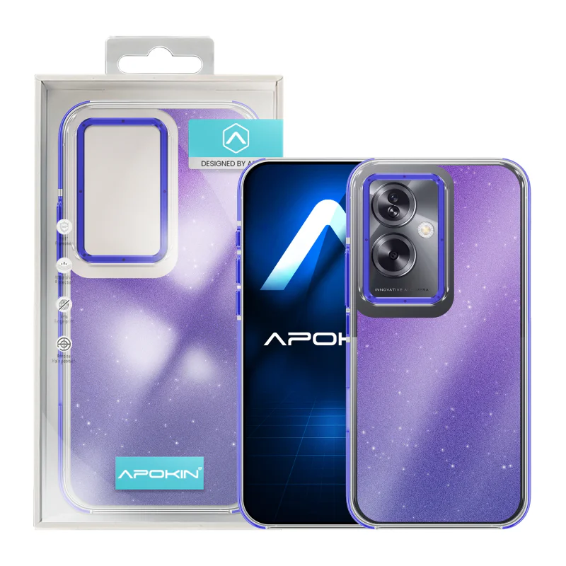 Capa Apokin para Oppo A40 e A60 5G Acrílica com Glitter Variedade de cores - Imagem 4