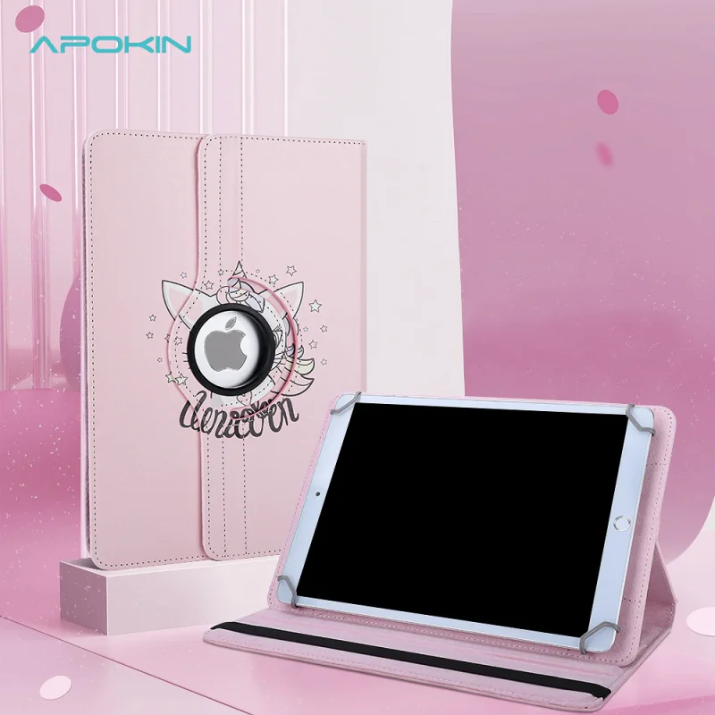 Capa Dobrável Rotativa Apokin Universal para Tablet 9-10 polegadas Cor 6 - Imagem 4