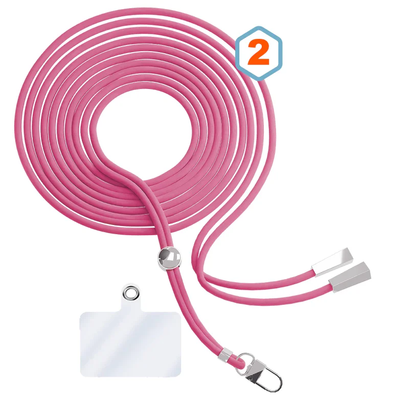Cordão Universal Vermelho com Adaptador para Pendurar o Telemóvel 3 - Imagem 5