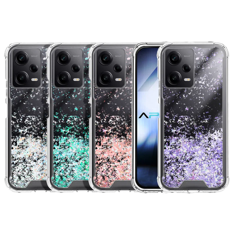 Capa Apokin para Xiaomi Redmi Note 12 Pro Gel Transparente Lilás - Imagem 1