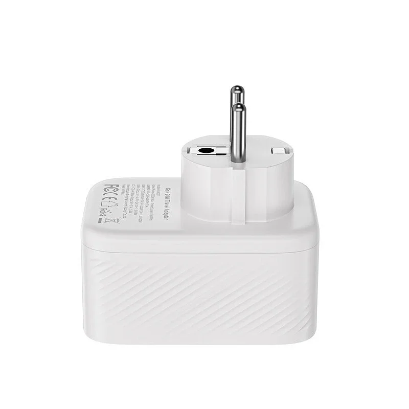Adaptador de Viagem Internacional Apokin Wiwu UA007 com Carregador - Imagem 2