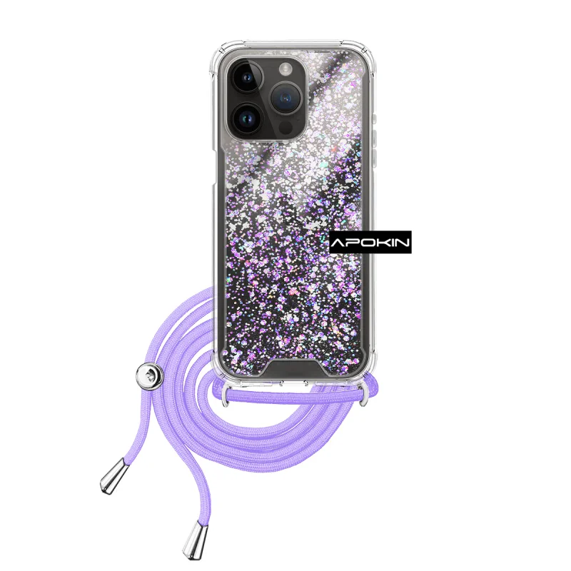 Capa de Gel Apokin para iPhone 13 Pro 6,1 polegadas com Cordão Variedade de cores - Imagem 2
