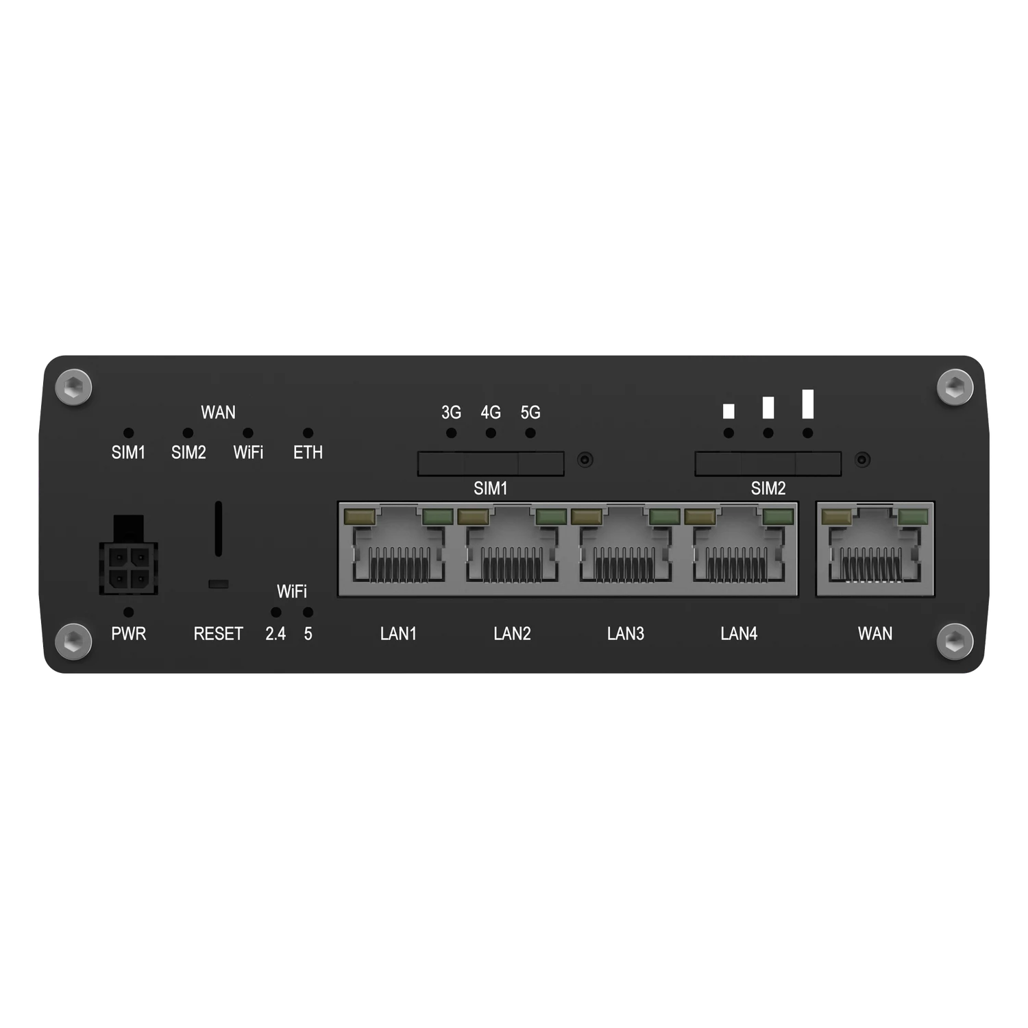 Router Industrial 5G Teltonika RUTC54 Dual SIM e eSIM Wi-Fi 6 com 5 Portas Gigabit - Imagem 3