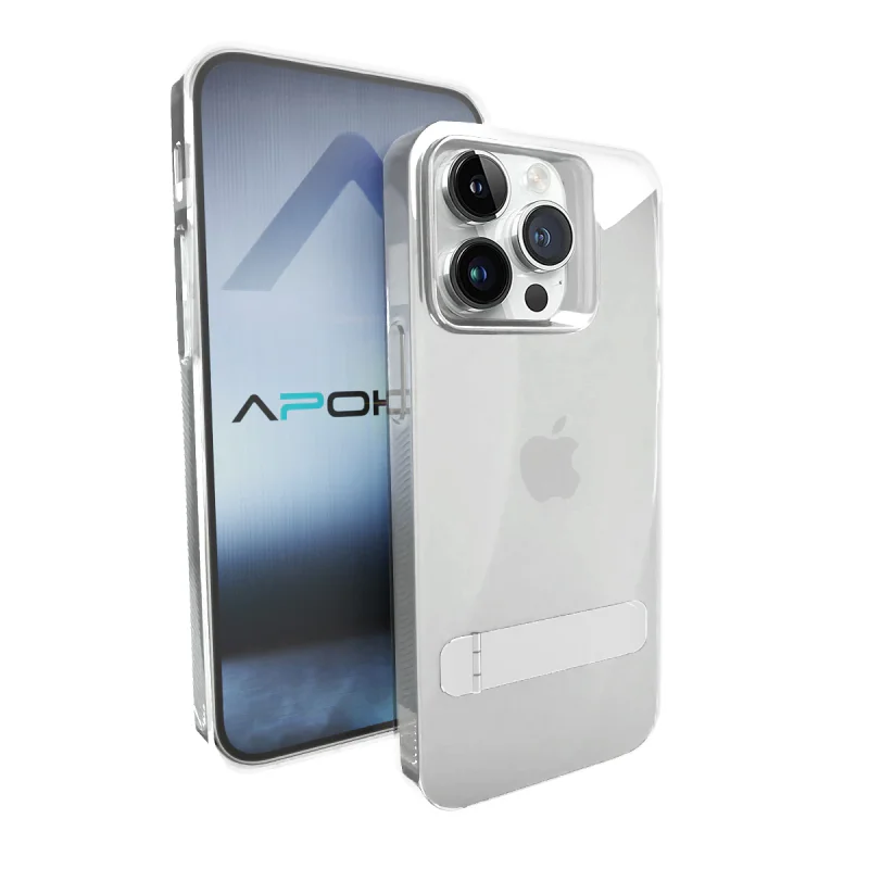 Capa Apokin ABR Transparente com Suporte Integrado para iPhone 13 Pro Transparente - Imagem 2