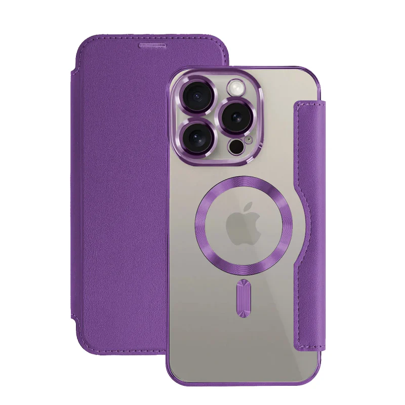 Capa Apokin Mocome Cromada com MagSafe para iPhone 15 Pro Preto - Imagem 4