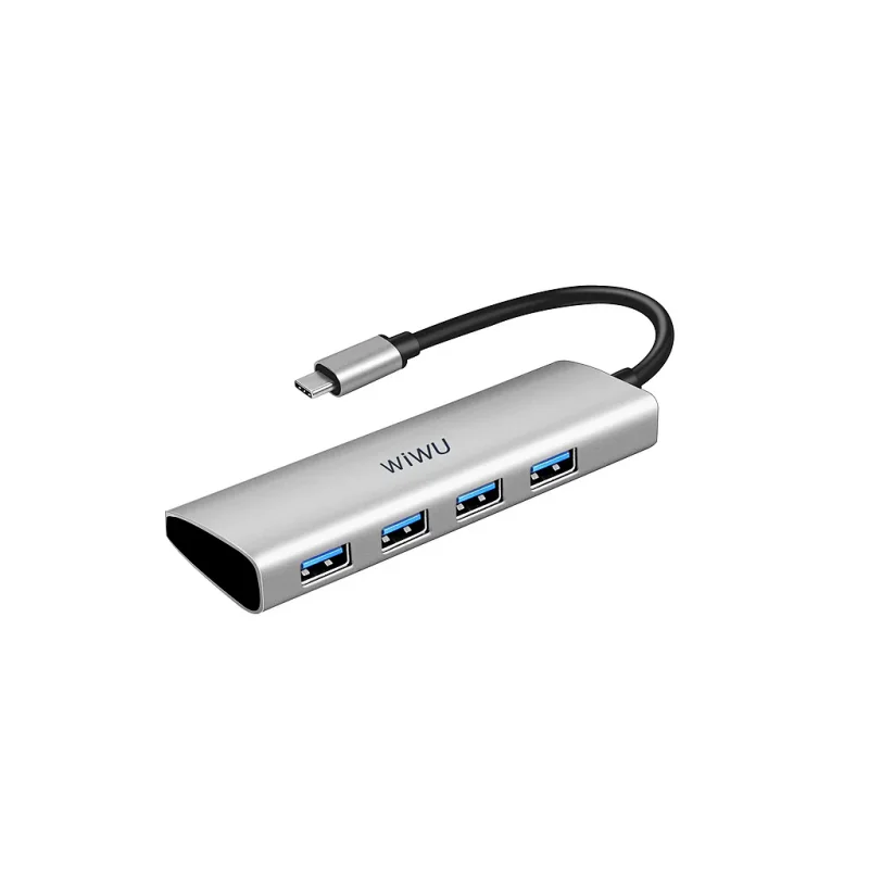 Hub USB-C Wiwu Multimédia 4 em 1 Apokin 440 - Imagem 1