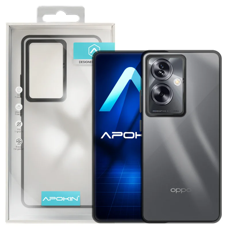 Capa Apokin para Oppo A79 Acrílica Transparente Lilás - Imagem 2