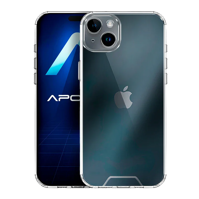 Capa Apokin para iPhone 14 Space em Acrílico Rígido Transparente
