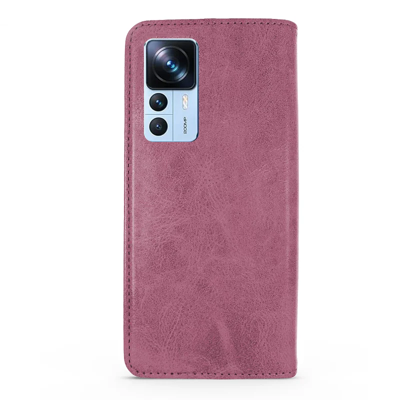 Capa com Porta-cartões Apokin para Xiaomi 12T Pro Pele Sintética Azul - Imagem 2