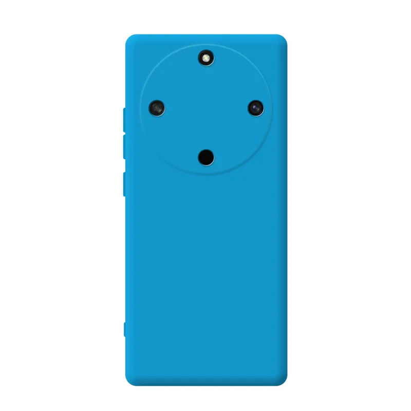 Capa de Silicone Macio Apokin com Proteção de Câmara 3D para Honor X9a e Magic5 Lite Lilás - Imagem 2