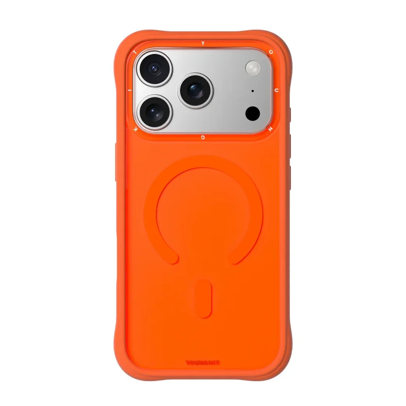 Capa Youngkit Dynamic II Magnética para iPhone 17 Pro Max / 18 Pro Max Laranja