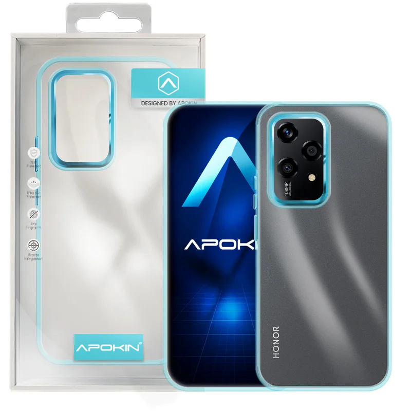 Capa Acrílica Transparente Apokin para Honor 200 Lite Preto - Imagem 6