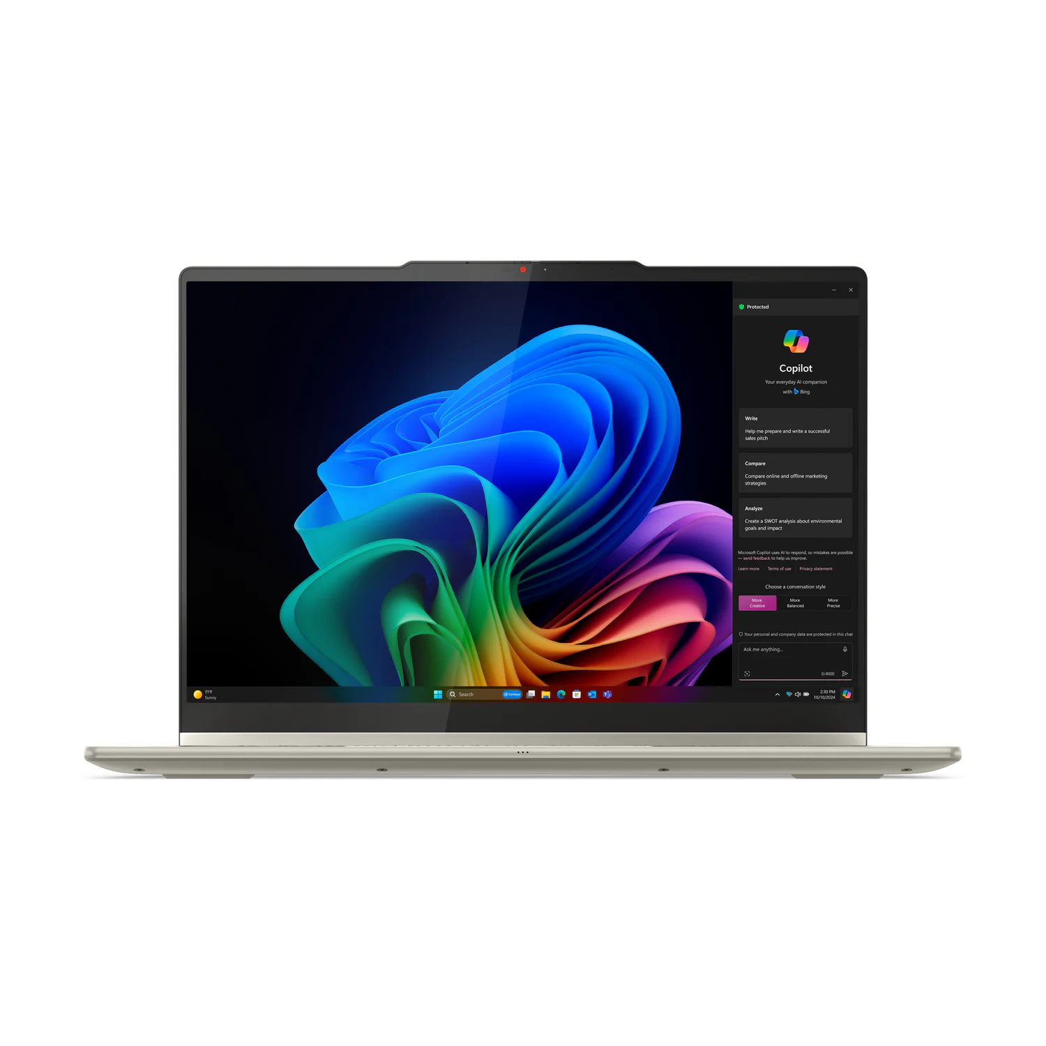 Portátil Convertível Lenovo Yoga 7 2-em-1 14AKP10 14" OLED WUXGA Tátil AMD Ryzen AI 7 345 16GB 512GB SSD Windows 11 Home com Caneta