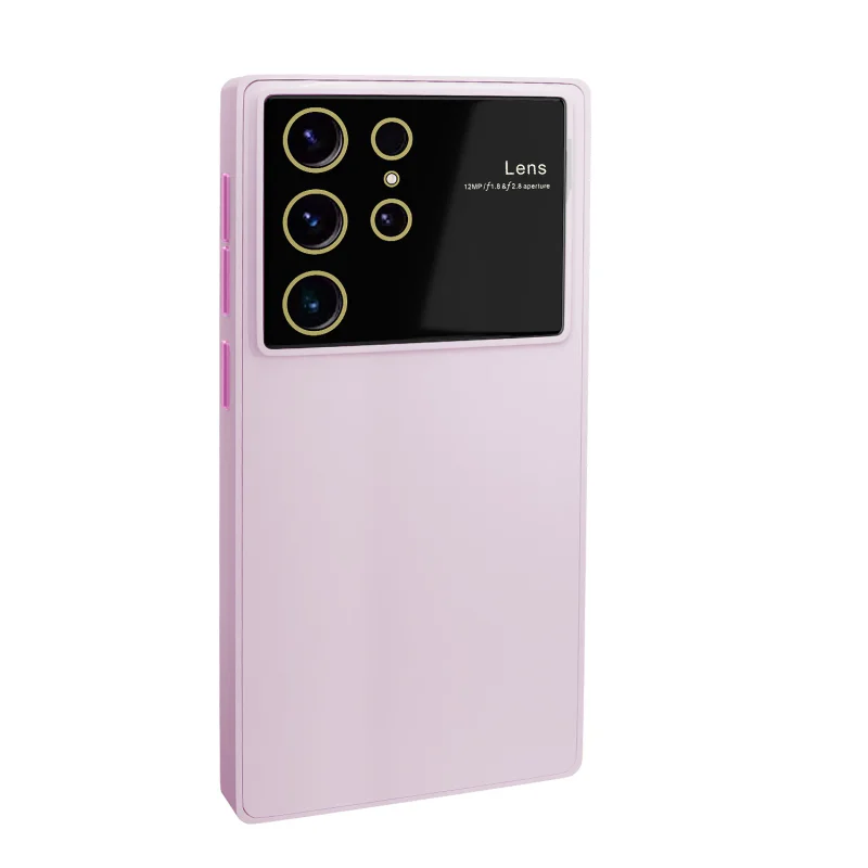 Capa Apokin para Samsung Galaxy S23 Ultra Silicone Mate com Proteção de Câmara Lilás - Imagem 2