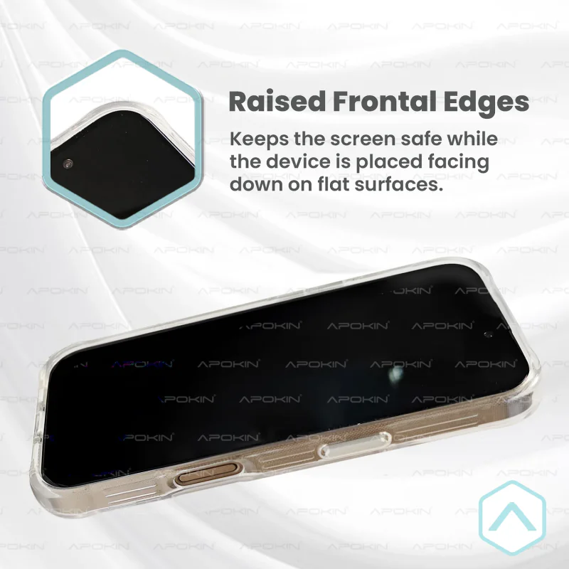 Capa Apokin para iPhone 14 Plus e iPhone 15 Plus Transparente 3,3 mm com MagSafe - Imagem 5