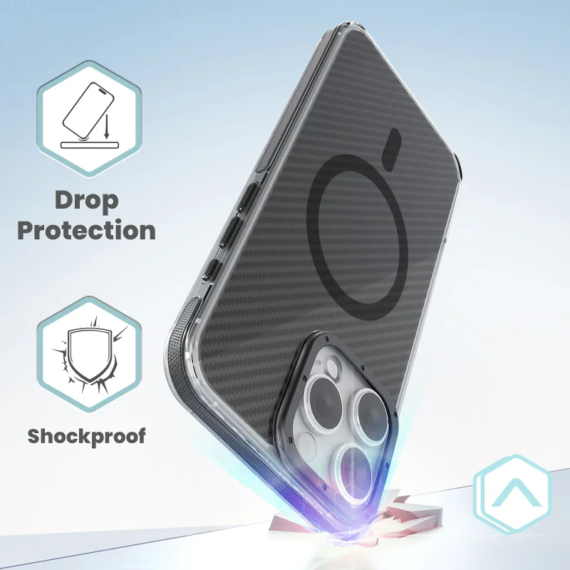 Capa Apokin iPhone 17 Pro Carbono com MagSafe - Imagem 2