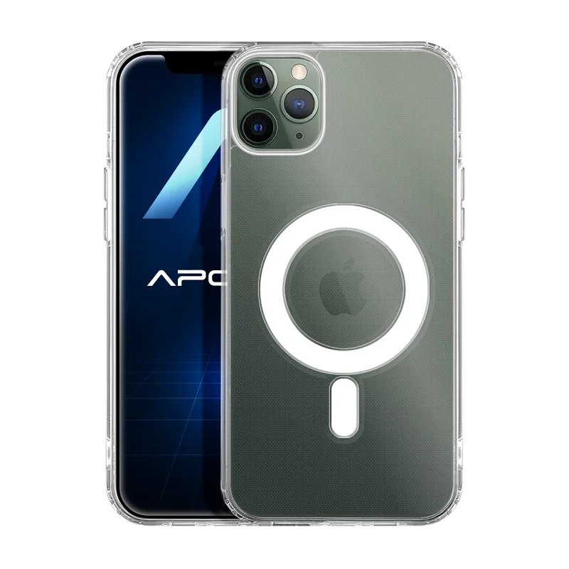 Capa Apokin Transparente Premium com MagSafe para iPhone 11 Pro Max Transparente