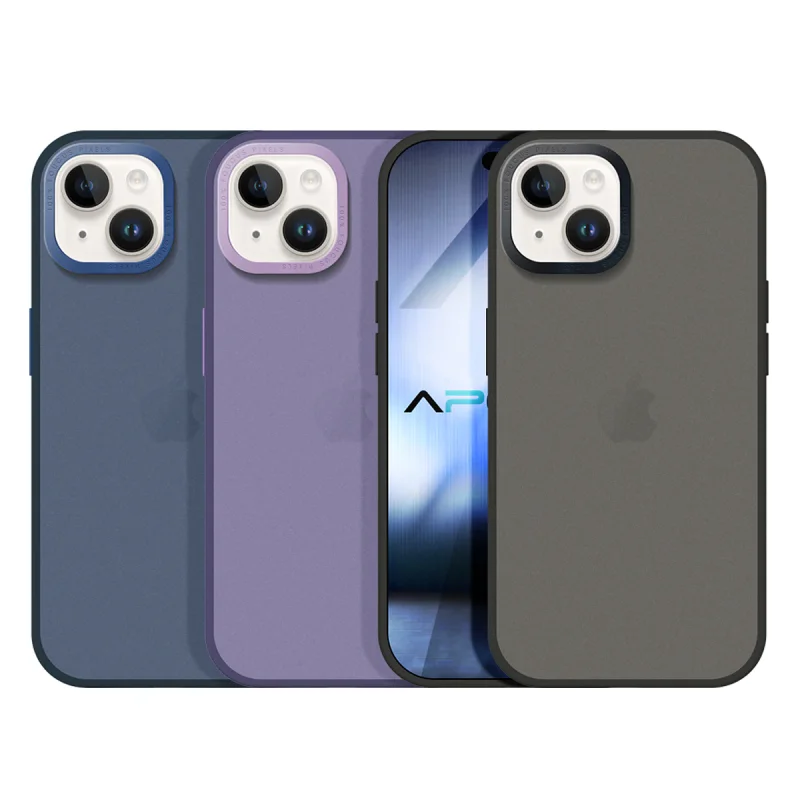 Capa Apokin para iPhone 15 Plus Focus Silicone Lilás - Imagem 1