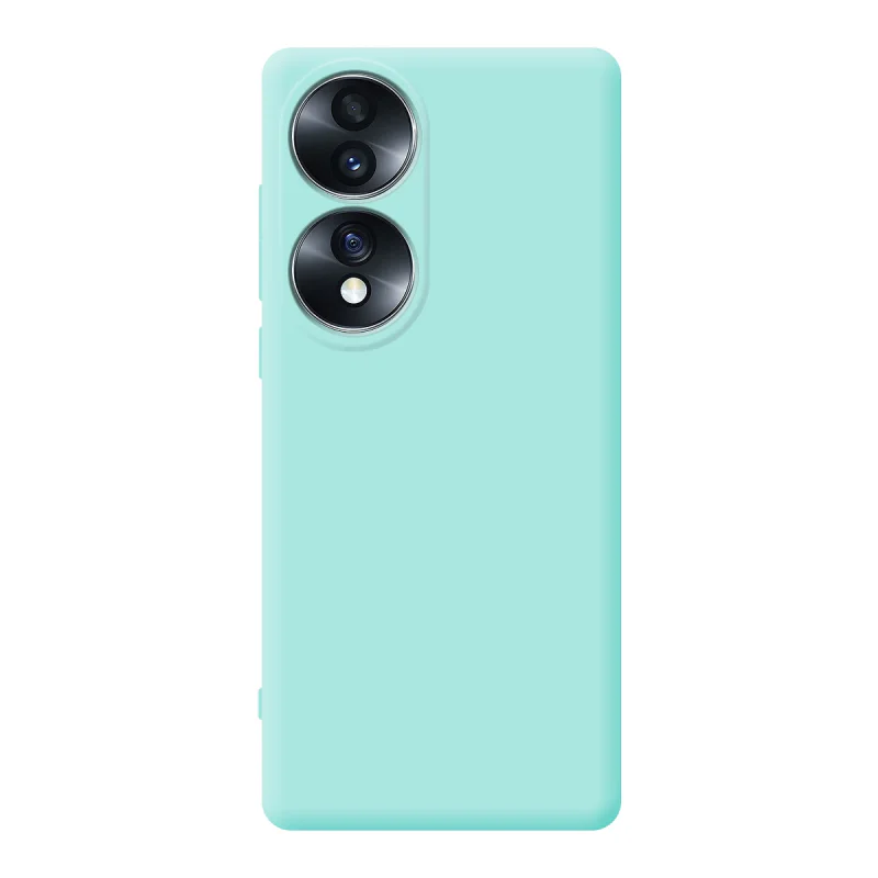 Capa Apokin para Honor 70 Silicone Macio com Proteção de Câmara 3D Vermelho - Imagem 2