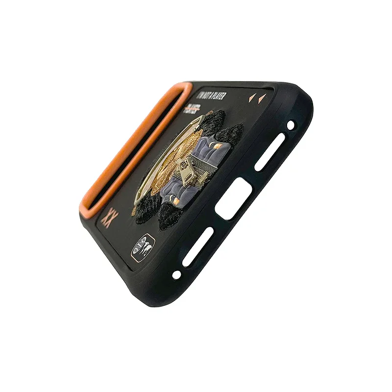 Capa Apokin Nimmy Bordada Série Amigos Cool e Cute 2.0 para iPhone 17 Pro / 18 Pro Gorila - Imagem 4