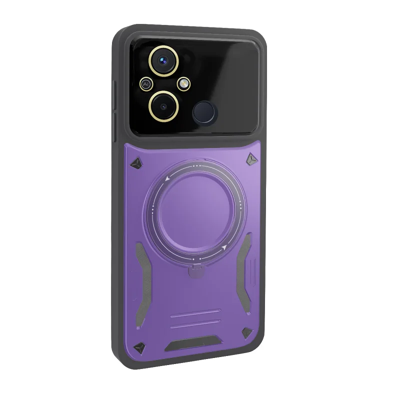Capa Apokin para Xiaomi Redmi 12C Antichoques com Apoio Preto - Imagem 3