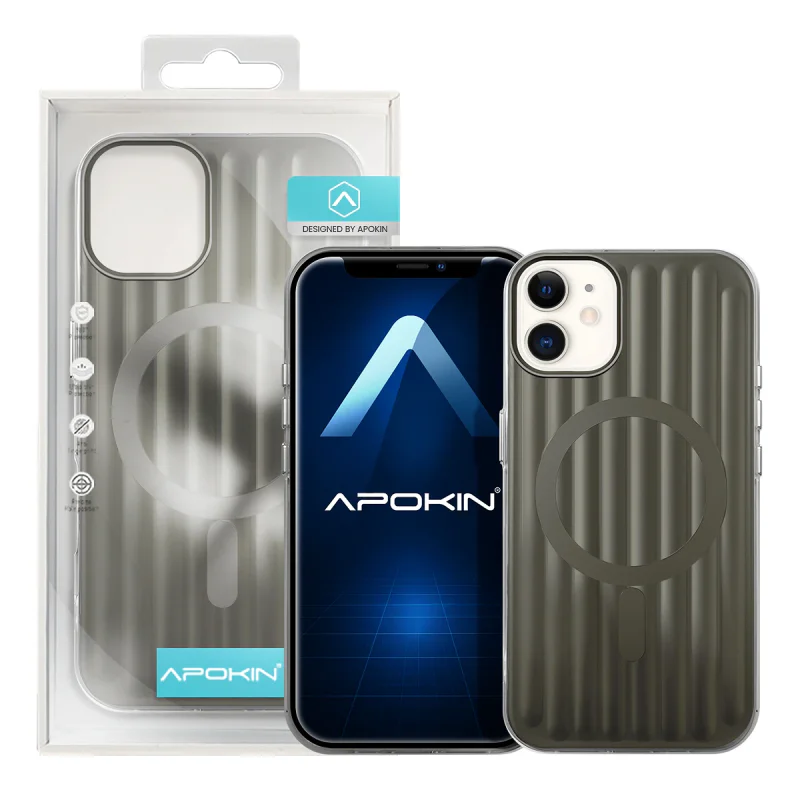 Capa Apokin Mate Metalizada com MagSafe para iPhone 11 Variedade de cores - Imagem 5