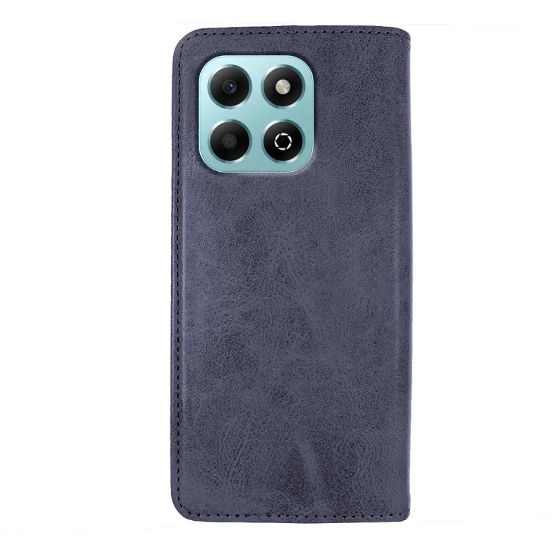 Capa Livro com Porta-cartões Apokin para Honor X6b em Pele Sintética Preto - Imagem 3