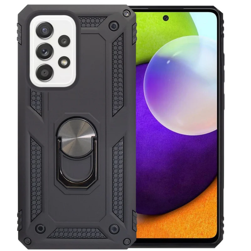 Capa Apokin para Oppo A78 4G Antigolpe em Alumínio com Íman e Suporte Anel 360
