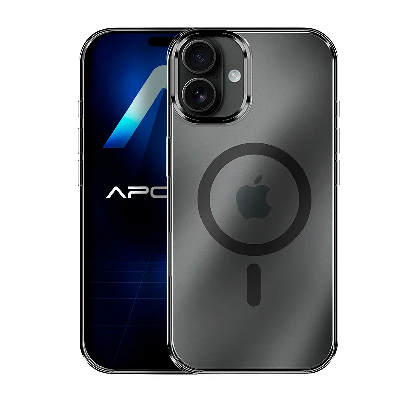 Capa Apokin para Apple iPhone 17 Acrílica Transparente Premium MagSafe Variedade de cores - Imagem 6
