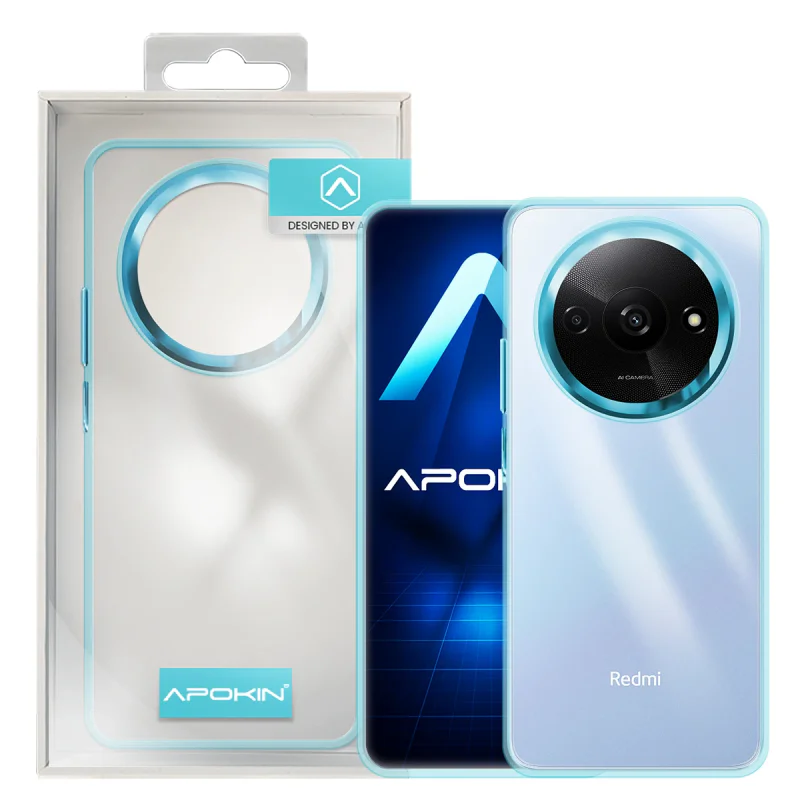 Capa Apokin para Xiaomi Redmi A3 Acrílico Transparente Rosa - Imagem 6