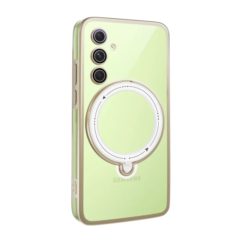 Capa Transparente Apokin com Anel MagSafe para Samsung Galaxy A34 Preto - Imagem 2