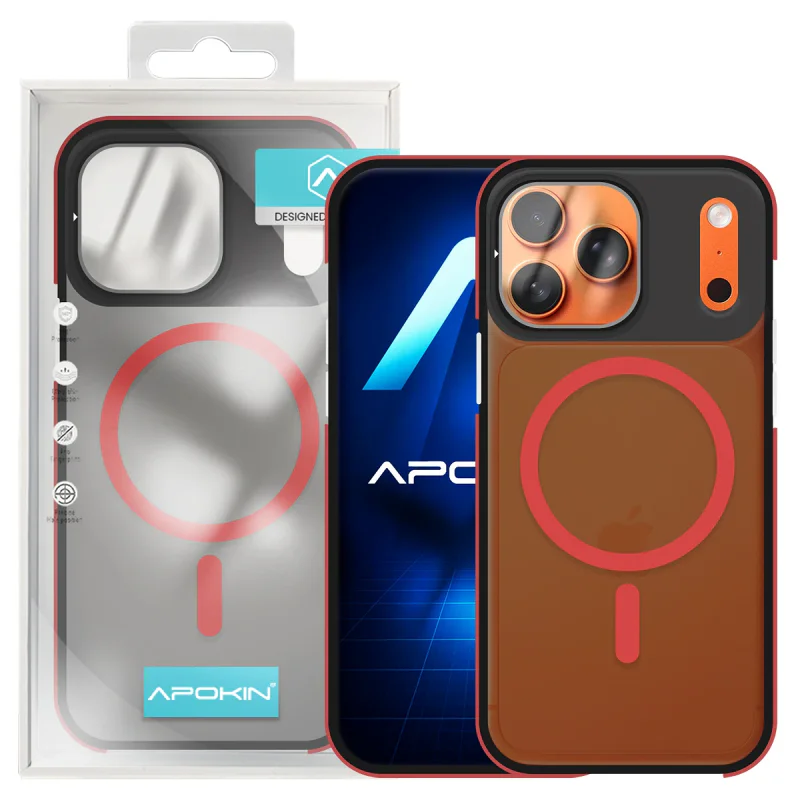 Capa Apokin para iPhone 17 Pro Smoked com MagSafe e Proteção de Câmara Variedade de cores - Imagem 6