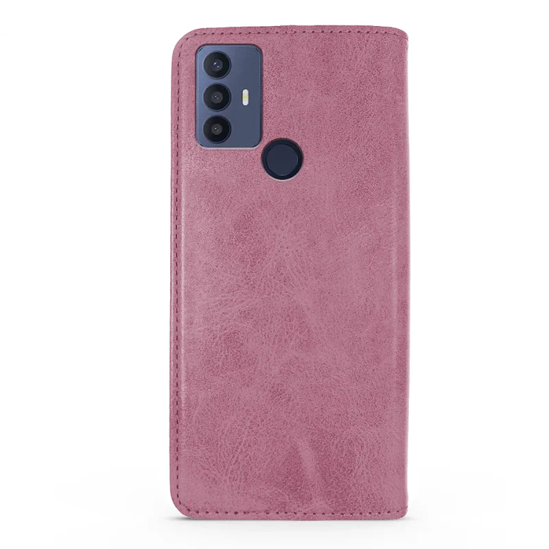 Capa Apokin com Porta-Cartões em Pele Sintética para TCL 30 SE Variedade de cores - Imagem 5