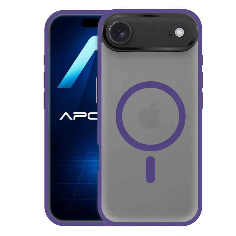 Capa Apokin Xycolt para iPhone 17 Air Fumada com MagSafe Preto - Imagem 3