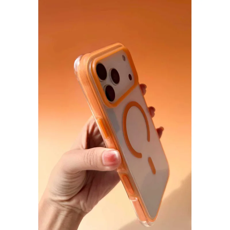 Capa Apokin Antichoque Transparente com MagSafe para iPhone 17 Pro Variedade de cores - Imagem 5