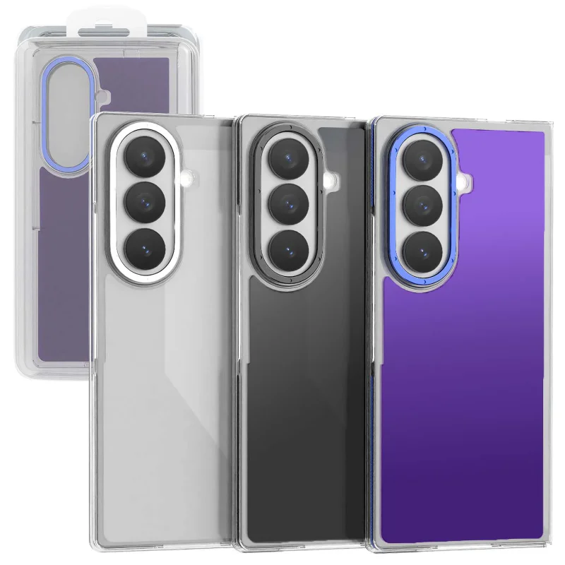 Capa Apokin para Samsung Galaxy Z Fold 7 Efeito Camaleão Lilás