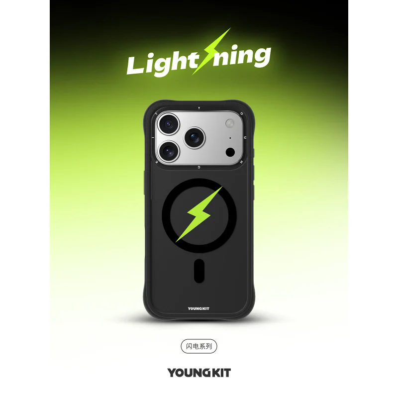 Capa Magnética Apokin Youngkit para iPhone 17 Pro Max / 18 Pro Max Transparente - Imagem 6