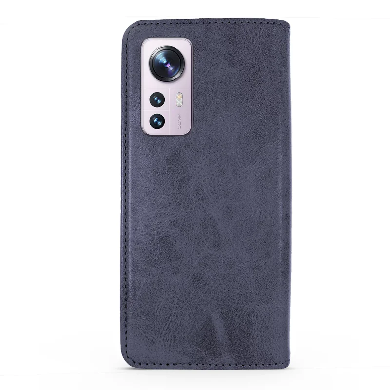 Capa Apokin com Porta-Cartões para Xiaomi 12 Lite em Pele Sintética Vermelho - Imagem 6
