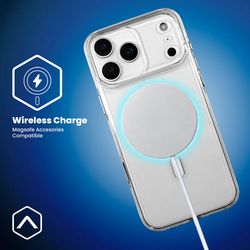 Capa em Policarbonato Apokin para iPhone 16 Pro Max com MagSafe Preto - Imagem 5
