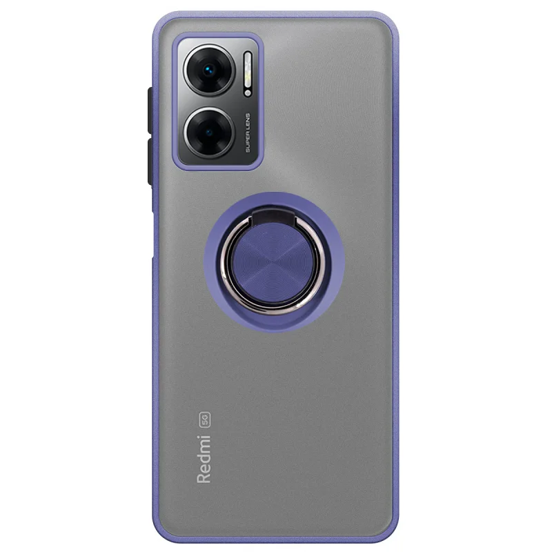 Capa Apokin para Xiaomi Redmi 10 5G em Gel com Suporte e Íman Fumado Variedade de cores - Imagem 3