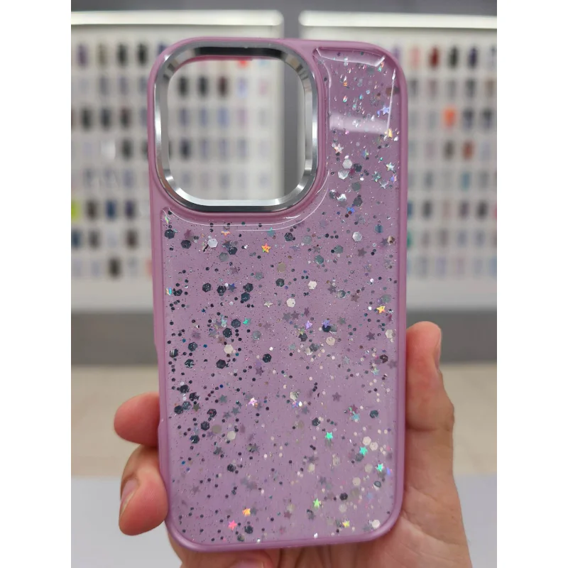Capa Apokin para Samsung Galaxy A07 Bling-Bling com Purpurina Prateado - Imagem 2