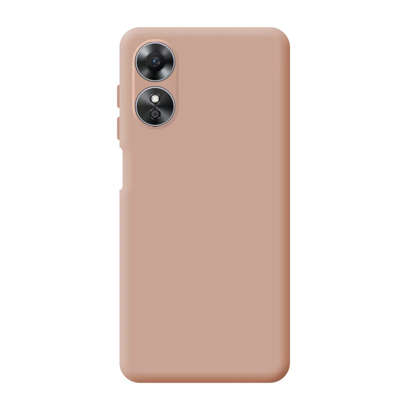 Capa Apokin Silicone Flexível com Proteção de Câmara 3D para Oppo A17 4G Azul Turquesa - Imagem 3
