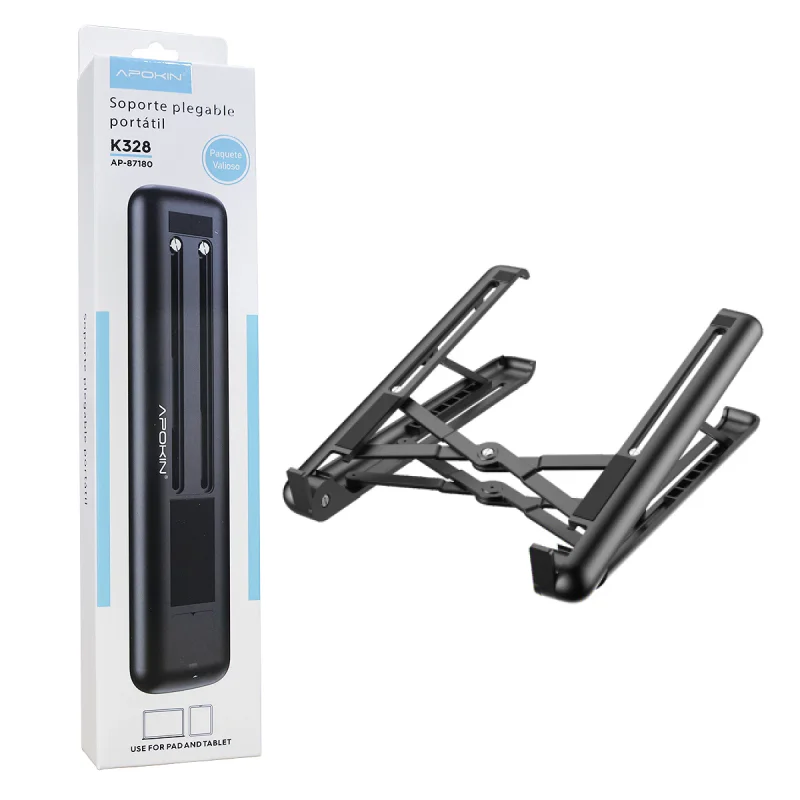 Suporte Dobrável Apokin K238 para Portátil e Tablet