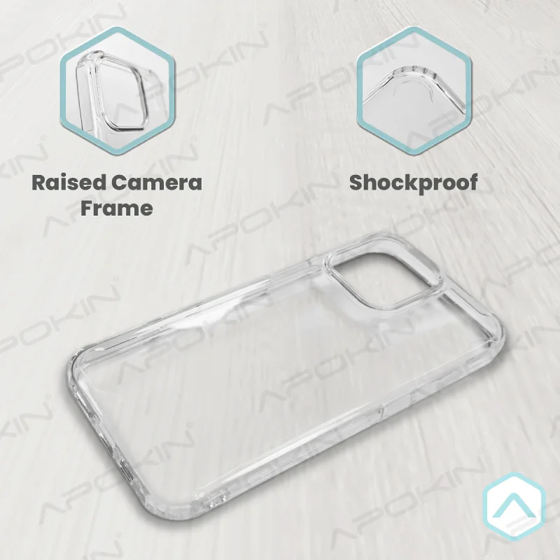 Capa Antichoque Apokin para Oppo Reno 15F Transparente - Imagem 5