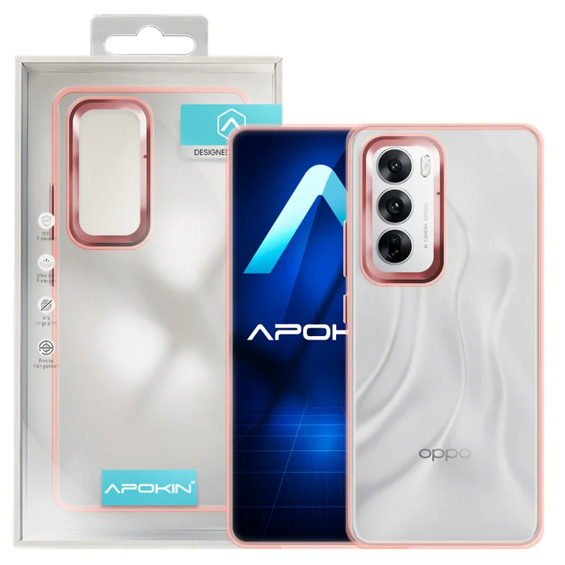 Capa Acrílica Apokin para Oppo Reno 12 Pro Turquesa - Imagem 5