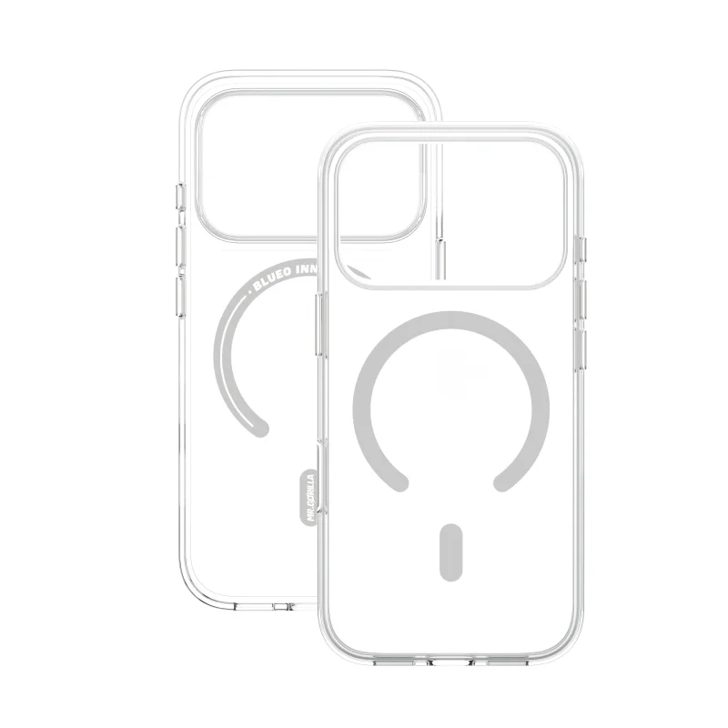 Capa Apokin Crystal Pro para iPhone 17 Pro Max e 18 Pro Max com Anel Magnético Transparente - Imagem 5